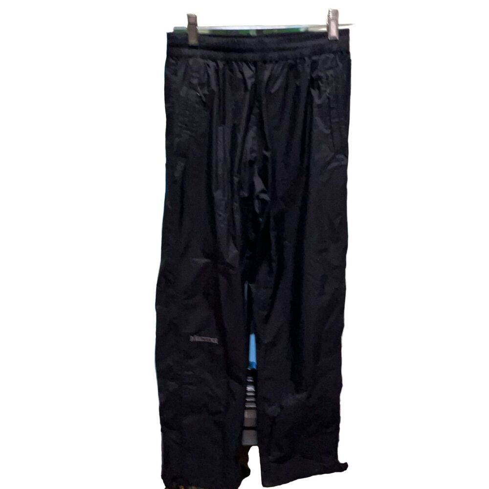 Marmot Rain Pants J46240 Women's S Black Waterproof Windproof Nylon